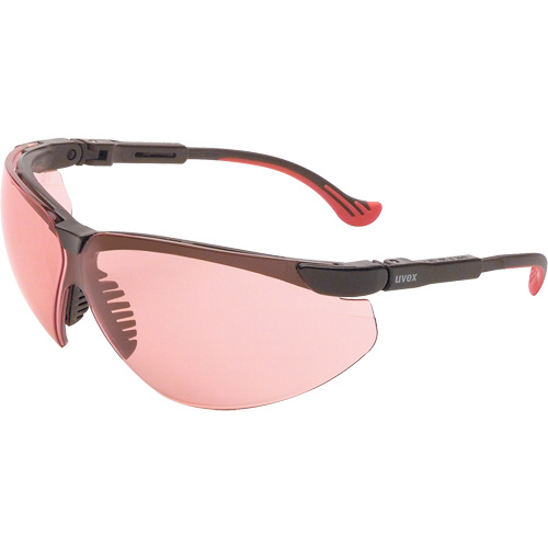 Lunettes de s&eacute;curit&eacute; Uvex HydroShield Genesis XC, Lentille SCT-Vermillion, Antibu&eacute;e/Anti-&eacute;gratignures, ANSI Z87+/R&eacute;pond ou surpasse la norme CSA Z94.3 Moffatt Supply & Specialties