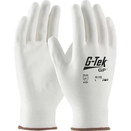 Gants enduits G-Tek GP, Petit, Rev&ecirc;tement Polyur&eacute;thane, Calibre 13, Enveloppe en Nylon Moffatt Supply & Specialties