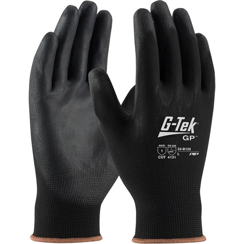 G-Tek&reg; GP Coated Gloves, Small, Polyurethane Coating, 13 Gauge, Nylon Shell Moffatt Supply & Specialties