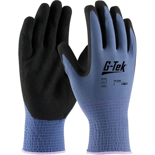 G-Tek&reg; GP Coated Gloves, Small, Nitrile Coating, 13 Gauge, Nylon Shell Moffatt Supply & Specialties
