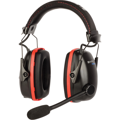 Wireless Hearing Protector Earmuffs with Bluetooth&reg; Audio, Headband Style, 25 dB Moffatt Supply & Specialties