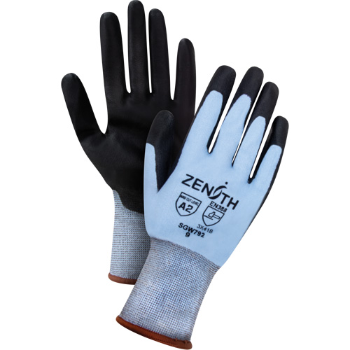 Gants r&eacute;sistants &agrave; la coupe &agrave; dext&eacute;rit&eacute; ultime, Taille T-Grand, Calibre 18, Rev&ecirc;tement Polyur&eacute;thane, Enveloppe en PEHP, ASTM ANSI niveau A2/EN 388 niveau B Moffatt Supply & Specialties