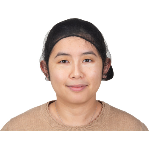 Hair Nets, Nylon, 21", Brown Moffatt Supply & Specialties