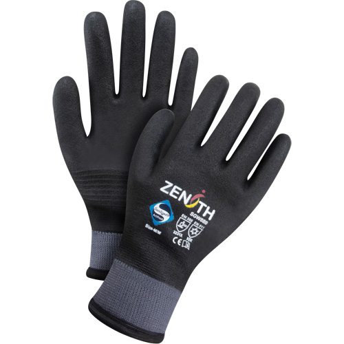 Gants enduits ZX-30° de premi&egrave;re qualit&eacute;, Grand, R&ecirc;vetement Mousse de PVC, Calibre 15, Enveloppe en Nylon Moffatt Supply & Specialties