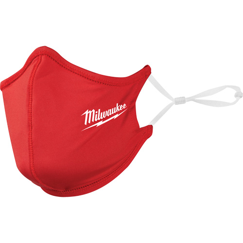 2-Layer Face Mask, Nylon/Polyester/Spandex, Red Moffatt Supply & Specialties