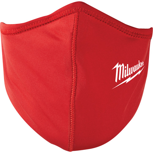 2-Layer Face Mask, Nylon/Polyester/Spandex, Red Moffatt Supply & Specialties
