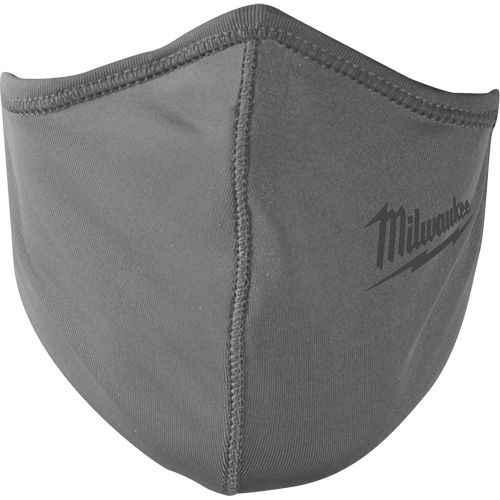 2-Layer Face Mask, Nylon/Polyester/Spandex, Grey Moffatt Supply & Specialties