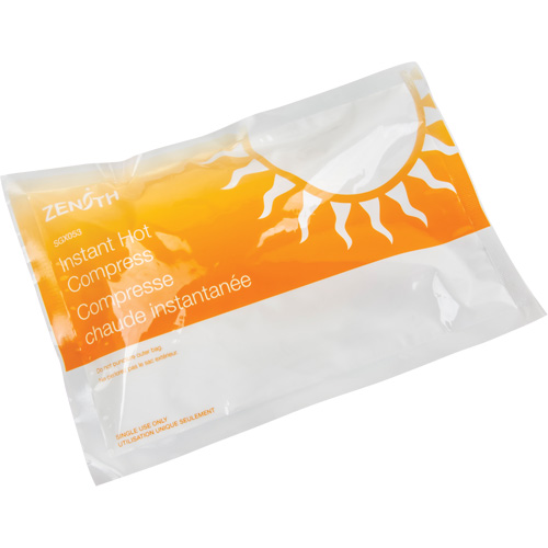 Compresse instantan&eacute;e, Chaud, Utilisation unique, 6" x 9" Moffatt Supply & Specialties