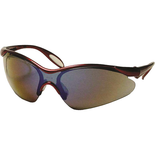 Miranda Safety Glasses, Blue Mirror Lens, Anti-Scratch, Meets/Exceeds CSA Z94.3 Moffatt Supply & Specialties