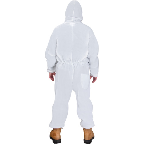 Hooded Coveralls, Medium, White, SMS Moffatt Supply & Specialties