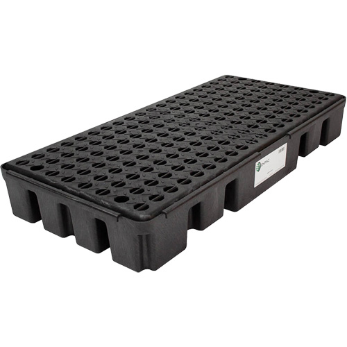 Black Diamond Low Profile Spill Pallet, 25.5 US gal. Spill Capacity, 49" x 24" x 6.5" Moffatt Supply & Specialties