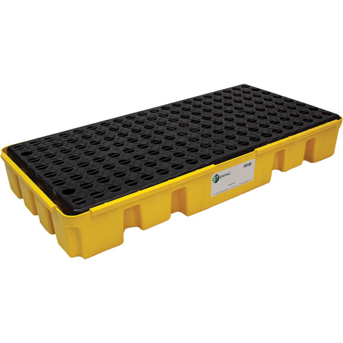 Low Profile Spill Pallet, 25.5 US gal. Spill Capacity, 49" x 24" x 6.5" Moffatt Supply & Specialties
