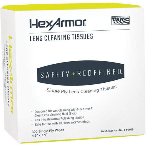 Lens Cleaning Tissues, 4.9" x 7.9", 300 /Pkg. Moffatt Supply & Specialties