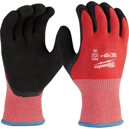 Winter Dipped Gloves, Small, 15 Gauge, Rubber Latex Coated, ASTM ANSI Level A2 Moffatt Supply & Specialties