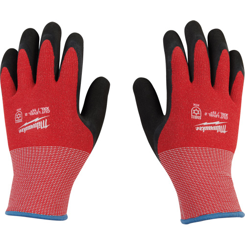 Winter Dipped Gloves, Small, 15 Gauge, Rubber Latex Coated, ASTM ANSI Level A2 Moffatt Supply & Specialties