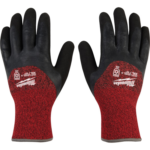 Winter Dipped Gloves, Small, 15 Gauge, Rubber Latex Coated, ASTM ANSI Level A4 Moffatt Supply & Specialties