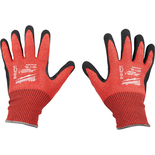 Dipped Cut-Resistant Gloves, Small, 15 Gauge, Nitrile Coated, ASTM ANSI Level A4 Moffatt Supply & Specialties
