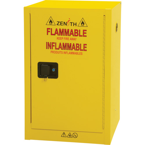 Armoire de rangement pour a&eacute;rosols inflammables, 12 gal., 1 Porte(s), 23" La x 35" h x 18" p Moffatt Supply & Specialties