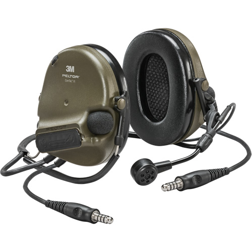 Peltor ComTac VI NIB Dual Lead Headset, Neckband Style, 22 dB Moffatt Supply & Specialties