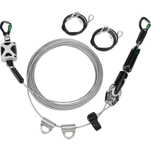 Temporary Horizontal Lifeline, Galvanized Cable Moffatt Supply & Specialties