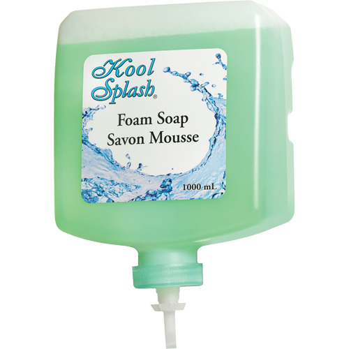 Savon apaisant &agrave; l'alo&egrave;s Kool Splash, Mousse, 1000 ml, Parfum&eacute; Moffatt Supply & Specialties