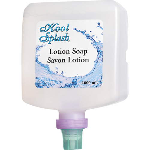Savon moussant Clearly Lotion Kool Splash, Cr&egrave;me, 1000 ml, Sans parfum Moffatt Supply & Specialties