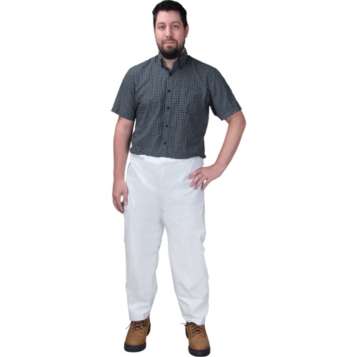Disposable Pants, Microporous, Small, White Moffatt Supply & Specialties