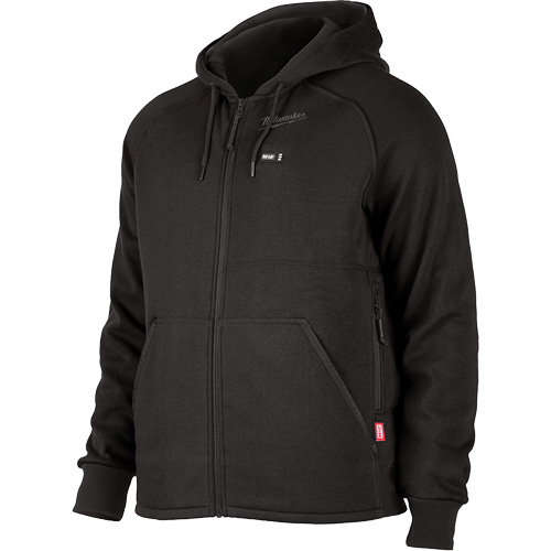 M12 Heated Hoodie, Men's, Large, Black, Polyester Moffatt Supply & Specialties