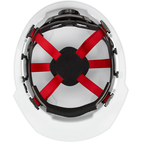 Casque de s&eacute;curit&eacute; &agrave; bordure avant, R&eacute;pond aux normes CSA type 1, Suspension Rochet, Non ventil&eacute; Moffatt Supply & Specialties