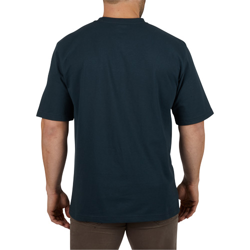Heavy-Duty Pocket T-Shirt, Men's, Small, Blue Moffatt Supply & Specialties