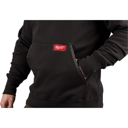 Heavy-Duty Pullover Hoodie, Men's, Small, Black Moffatt Supply & Specialties