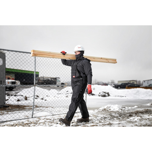 GridIron Short Length Zip-To-Thigh Bib Overall, Men's, 2X-Large, Black Moffatt Supply & Specialties