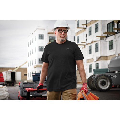 T-shirt de travail hybride, Hommes, Petit, Noir Moffatt Supply & Specialties