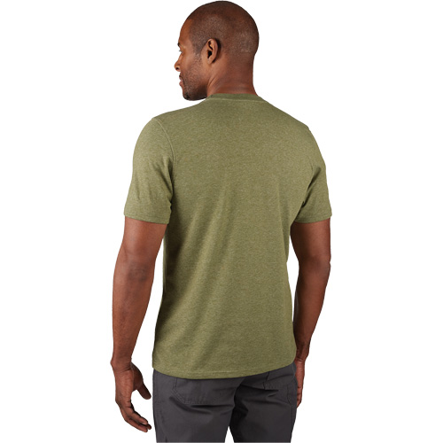 Hybrid Work Tee Shirt, Men's, Small, Green Moffatt Supply & Specialties