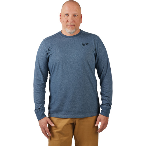 T-shirt de travail hybride, Hommes, Petit, Bleu Moffatt Supply & Specialties