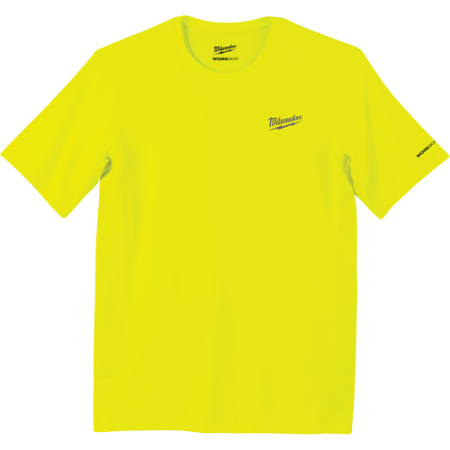 Workskin Lightweight High Visibility Shirt, Men's, Small, Yellow Moffatt Supply & Specialties
