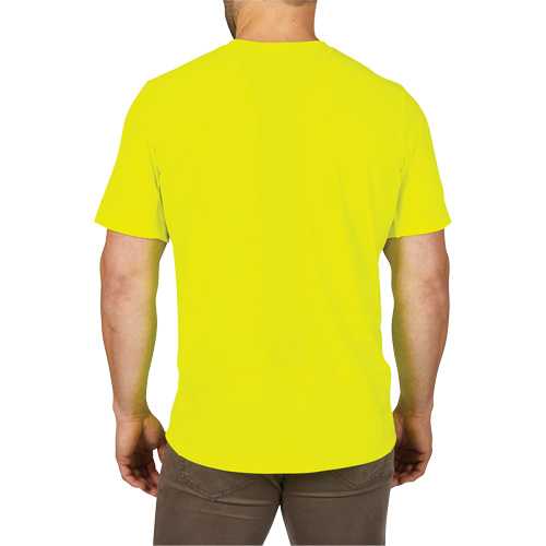 Workskin Lightweight High Visibility Shirt, Men's, Small, Yellow Moffatt Supply & Specialties