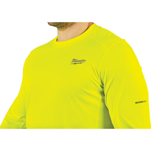 Workskin Lightweight High Visibility Shirt, Men's, 3X-Large, Yellow Moffatt Supply & Specialties