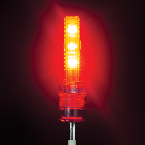 Tige de s&eacute;curit&eacute; avec lumi&egrave;re robuste Safety Whip Moffatt Supply & Specialties