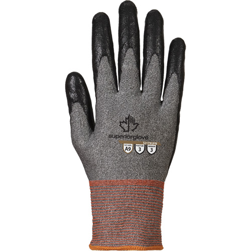 Coated Gloves, Size 5, 21 Gauge, Nitrile Coated, TenActiv Shell, ASTM ANSI Level A9 Moffatt Supply & Specialties