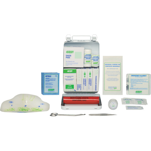 Basic 16 Unit First Aid Kit, Meets CSA Z1220-17 Type 2 Low-Risk Environment, Small (2-25 Workers) Moffatt Supply & Specialties
