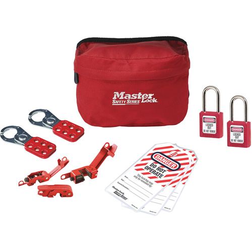 Basic Lockout Kit with Zenex Thermoplastic Locks, Electrical Kit, 11 Components Moffatt Supply & Specialties