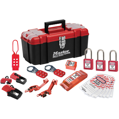 Trousse de cadenassage avec serrures en thermoplastique Zenex, Ensemble &eacute;lectrique, 20 composants compris Moffatt Supply & Specialties