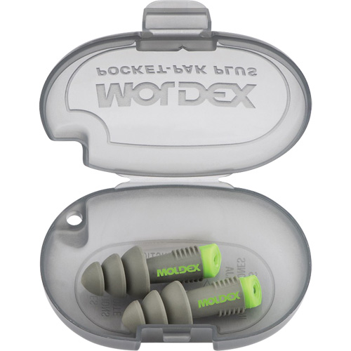 Bouchons d'oreilles r&eacute;utilisables Alphas, Sans cordon, Vrac - &eacute;tui en plastique, 27 dB NRR, Taille unique Moffatt Supply & Specialties