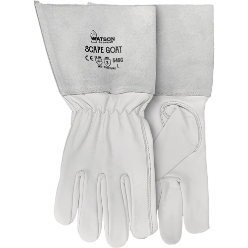 546G Scape Goat Gloves, Small, Grain Goatskin Palm Moffatt Supply & Specialties
