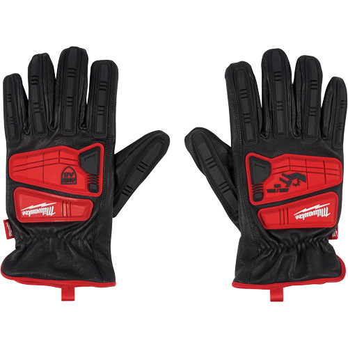 Goatskin Impact Gloves, Small, Grain Leather Palm Moffatt Supply & Specialties