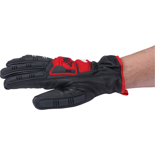 Goatskin Impact Gloves, Small, Grain Leather Palm Moffatt Supply & Specialties