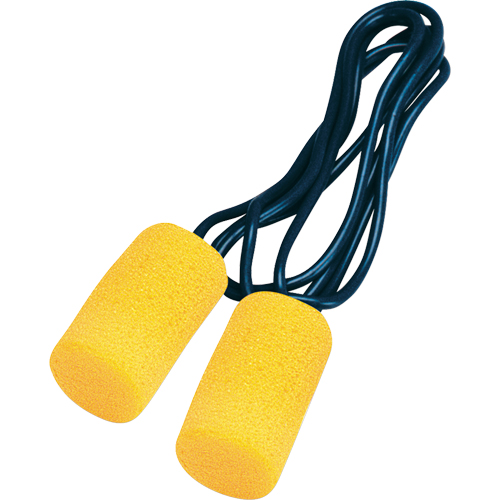 Bouchons d'oreilles classiques E-A-R, Vrac - Sac en poly, Grand, Avec cordon Moffatt Supply & Specialties