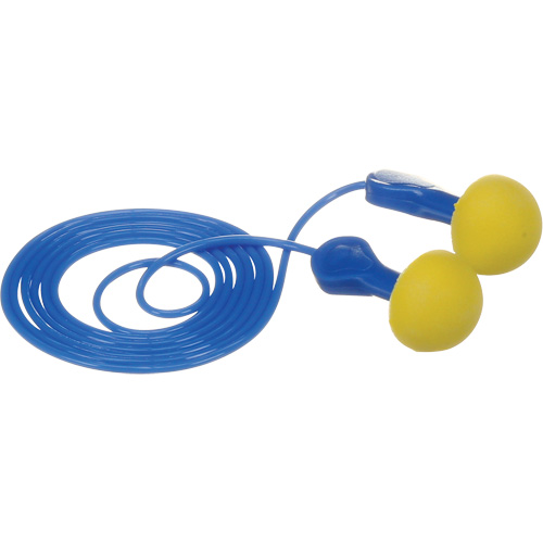 Bouchons d'oreilles rapides de style capsule E-A-R, Avec cordon, Vrac - Sachet coussin, 25 dB NRR, Taille unique Moffatt Supply & Specialties