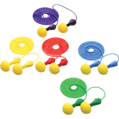 Bouchons d'oreilles rapides de style capsule E-A-R, Avec cordon, Vrac - Sachet coussin, 25 dB NRR, Taille unique Moffatt Supply & Specialties